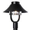 Hubbardton Forge - 342031-SKT-80-ZM0872 - Stowe Outdoor Lantern Post Light - Stowe - Coastal Black