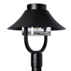 Hubbardton Forge - 342031-SKT-80-ZM0872 - Stowe Outdoor Lantern Post Light - Stowe - Coastal Black