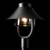 Hubbardton Forge - 342031-SKT-80-ZM0872 - Stowe Outdoor Lantern Post Light - Stowe - Coastal Black