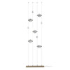 Hubbardton Forge - 289470-LED-STND-86-CR - Gatsby 5-Light Floor to Ceiling Plug-In LED Lamp - Gatsby - Modern Brass