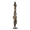 Hubbardton Forge - 241205-SKT-07 - Lattice Torchiere - Fracture - Dark Smoke
