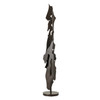 Hubbardton Forge - 241205-SKT-07 - Lattice Torchiere - Fracture - Dark Smoke