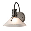 Hubbardton Forge - 209324-SKT-14-FD0673 - Henry Small Glass Shade Sconce - Henry - Oil Rubbed Bronze
