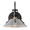 Hubbardton Forge - 209323-SKT-10-85 - Henry Large Glass Shade Sconce - Henry - Black