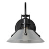 Hubbardton Forge - 209323-SKT-10-85 - Henry Large Glass Shade Sconce - Henry - Black