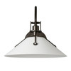 Hubbardton Forge - 209321-SKT-07-02 - Henry Large Metal Shade Sconce - Henry - Dark Smoke