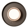 Hubbardton Forge - 201086-LED-14-05-ZM0874 - Focal Small Sconce/Flush Mount - Focal - Oil Rubbed Bronze