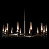 Hubbardton Forge - 131622-SKT-MULT-07-PS0886 - Windsor 12-Light Chandelier - Windsor - Dark Smoke