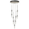 Hubbardton Forge - 131164-SKT-STND-85-WC0821 - Lilium 9-Light Round Pendant - Lilium - Sterling