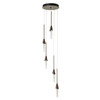 Hubbardton Forge - 131163-SKT-STND-05-WC0821 - Lilium 5-Light Round Pendant - Lilium - Bronze