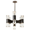 Hubbardton Forge - 131009-SKT-MULT-07-ZM0888 - Bellis 6-Arm 12-Light Oval Chandelier - Bellis - Dark Smoke