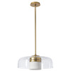 Hubbardton Forge - 131003-SKT-MULT-86-ZM0878 - Sora Pendant - Sora - Modern Brass