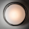 Hubbardton Forge - 122112-LED-14-GG0437 - Nova Large LED Flush Mount - Nova - Oil Rubbed Bronze