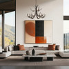 Hubbardton Forge - 101326-SKT-07 - Caribou 9-Light Tiered Chandelier - Caribou - Dark Smoke
