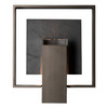 Hubbardton Forge - 302662-SKT-14-SL-ZM0850 - Shadow Box Medium w/Slate Dark Sky Friendly Outdoor Sconce - Shadow Box - Coastal Oil Rubbed Bronze