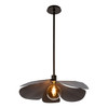 Hubbardton Forge - 139460-SKT-MULT-05 - Hana Small Pendant - Hana - Bronze