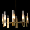 Hubbardton Forge - 132045-SKT-MULT-86-FD0828 - Summit 8-Light Pendant - Summit - Modern Brass