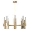 Hubbardton Forge - 132045-SKT-MULT-86-FD0828 - Summit 8-Light Pendant - Summit - Modern Brass