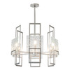 Hubbardton Forge - 131552-SKT-MULT-85-ZM0836 - Geo 6-Light Pendant - Geo - Sterling
