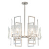 Hubbardton Forge - 131552-SKT-MULT-85-ZM0836 - Geo 6-Light Pendant - Geo - Sterling