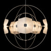 Hubbardton Forge - 131503-SKT-MULT-85-FD0852 - Astra Orb Large Pendant - Astra - Sterling