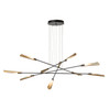 Hubbardton Forge - 131412-SKT-LONG-10-86-WC0822 - Flight 10-Light Pendant - Flight - Black