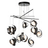 Hubbardton Forge - 131158-SKT-STND-89-GG0711 - Riza 10-Light Mobile Pendant - Riza - Ink