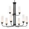 Kichler - 52482BK - Nine Light Chandelier - Truby - Black