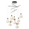 Hubbardton Forge - 131152-SKT-STND-07-SH1987 - Mobius 10-Light Mobile Pendant - Mobius - Dark Smoke