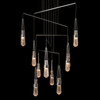 Hubbardton Forge - 131150-SKT-STND-85-YG0434 - Link 10-Light Blown Glass Mobile Pendant - Link - Sterling