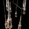 Hubbardton Forge - 131149-SKT-STND-82-ZM0434 - Link 10-Light Clear Glass Mobile Pendant - Link - Vintage Platinum