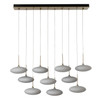 Hubbardton Forge - 131148-SKT-STND-86-GS0818 - Clouds 10-Light Pendant - Clouds - Modern Brass
