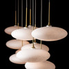 Hubbardton Forge - 131148-SKT-STND-86-GS0818 - Clouds 10-Light Pendant - Clouds - Modern Brass