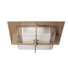 Hubbardton Forge - 126400-LED-84-ZM0827 - Axis Flush Mount - Axis - Soft Gold