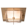 Hubbardton Forge - 126400-LED-84-ZM0827 - Axis Flush Mount - Axis - Soft Gold