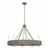 Hubbardton Forge - 105040-SKT-07-ZM0611 - Banded Ring Chandelier - Banded - Dark Smoke