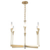 Hubbardton Forge - 101702-SKT-86-WC0821 - Lilium 6-Light Chandelier - Lilium - Modern Brass