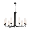 Kichler - 52481BK - Nine Light Chandelier - Truby - Black