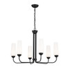 Kichler - 52480BK - Six Light Chandelier - Truby - Black