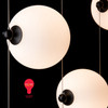 Hubbardton Forge - 289520-LED-STND-10-GG0668 - Abacus 5-Light Floor to Ceiling Plug-In LED Lamp - Abacus - Black