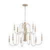 Kichler - 52472NI - 12 Light Chandelier - Karthe - Brushed Nickel