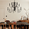 Kichler - 52472BK - 12 Light Chandelier - Karthe - Black