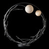 Hubbardton Forge - 272114-SKT-85-GS0764 - Brindille Ring Lamp - Brindille - Sterling