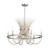 Kichler - 52458NI - Six Light Chandelier - Baile - Brushed Nickel