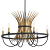 Kichler - 52458BK - Six Light Chandelier - Baile - Black