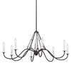 Kichler - 52456AVI - Eight Light Chandelier - Freesia - Anvil Iron