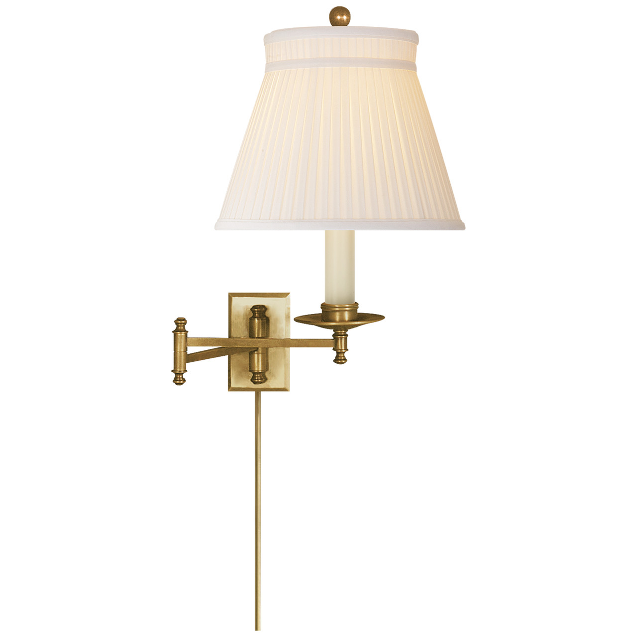 Visual Comfort Chapman & Myers Dorchester Swing Arm Wall Light