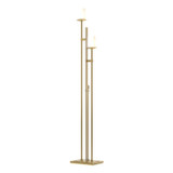 Hubbardton Forge - 234903-SKT-86-GG0188 - Rook Twin Floor Lamp - Rook - Modern Brass