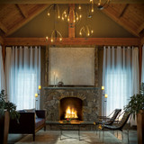 Hubbardton Forge - 234903-SKT-07-GG0188 - Rook Twin Floor Lamp - Rook - Dark Smoke