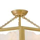 Fredrick Ramond - FR41533LCB - LED Semi Flush Mount - Veleta - Lacquered Brass